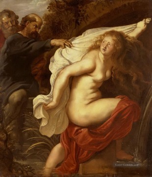 susanna und die Ältesten 1 Peter Paul Rubens Nacktheit Ölgemälde